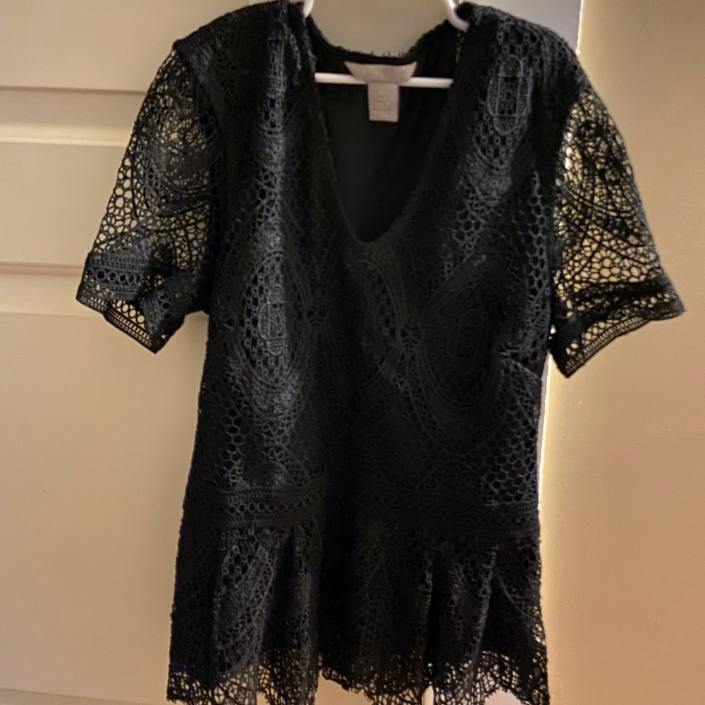 Lace Black Top H&M